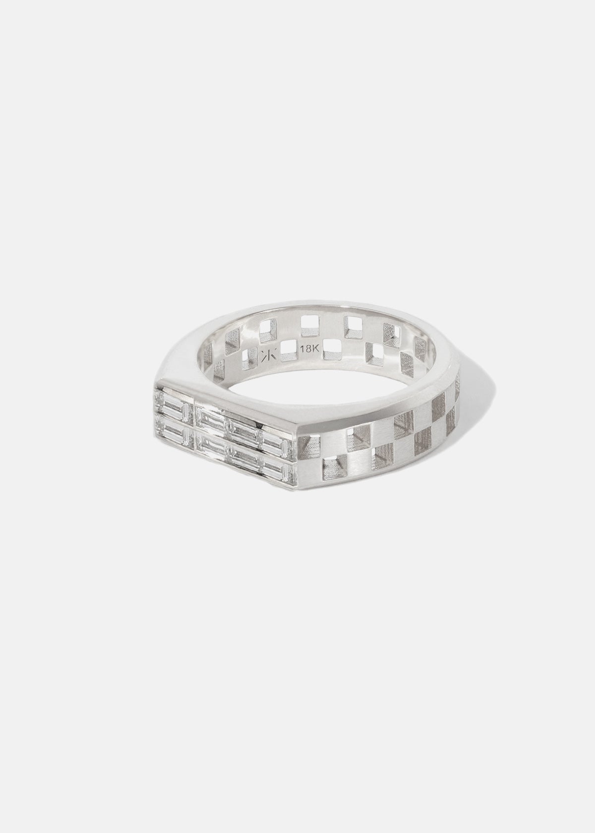 Anerise Baguette Signet Ring