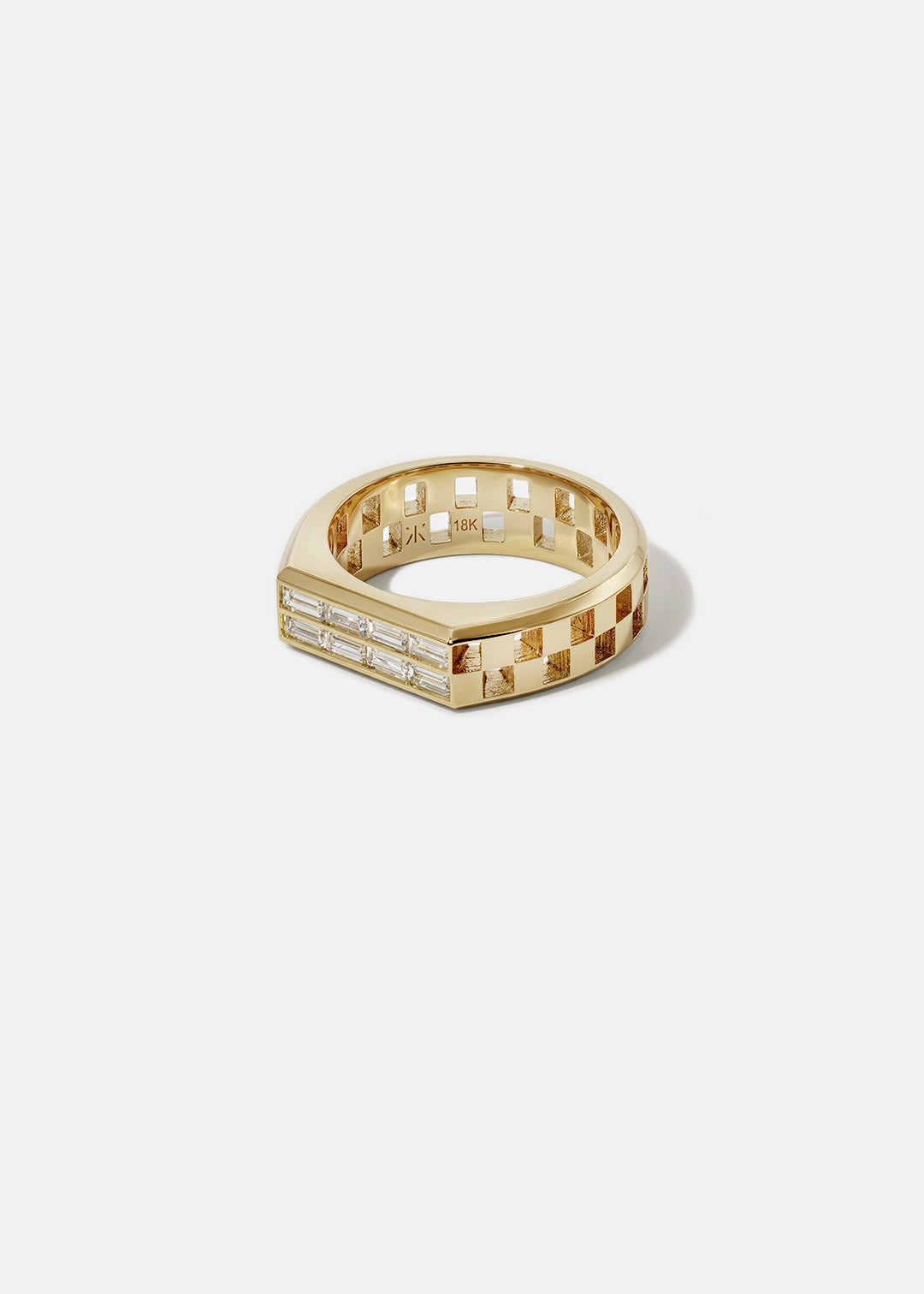 Anerise Baguette Signet Ring