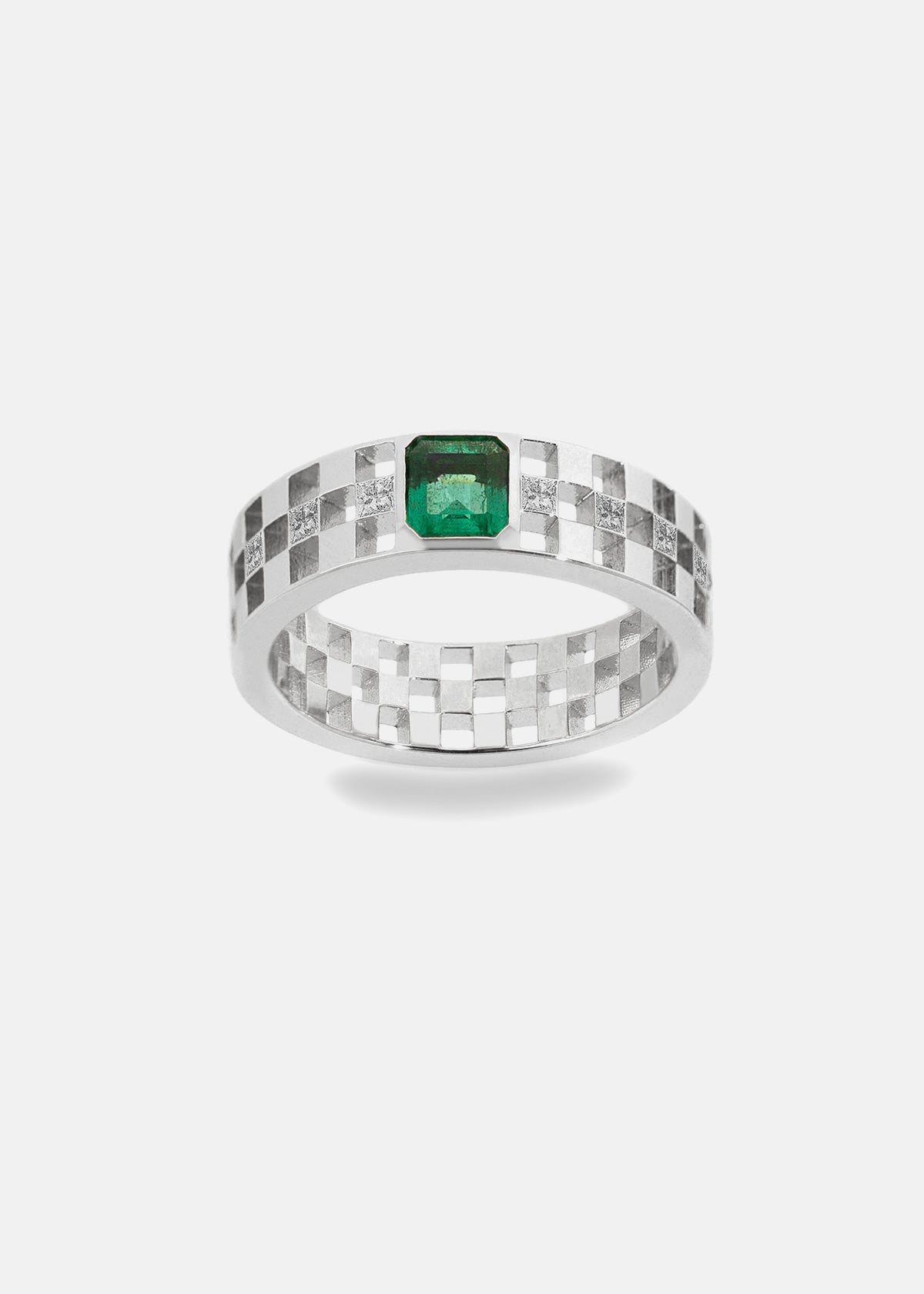 Asscher Emerald Anerise Ring