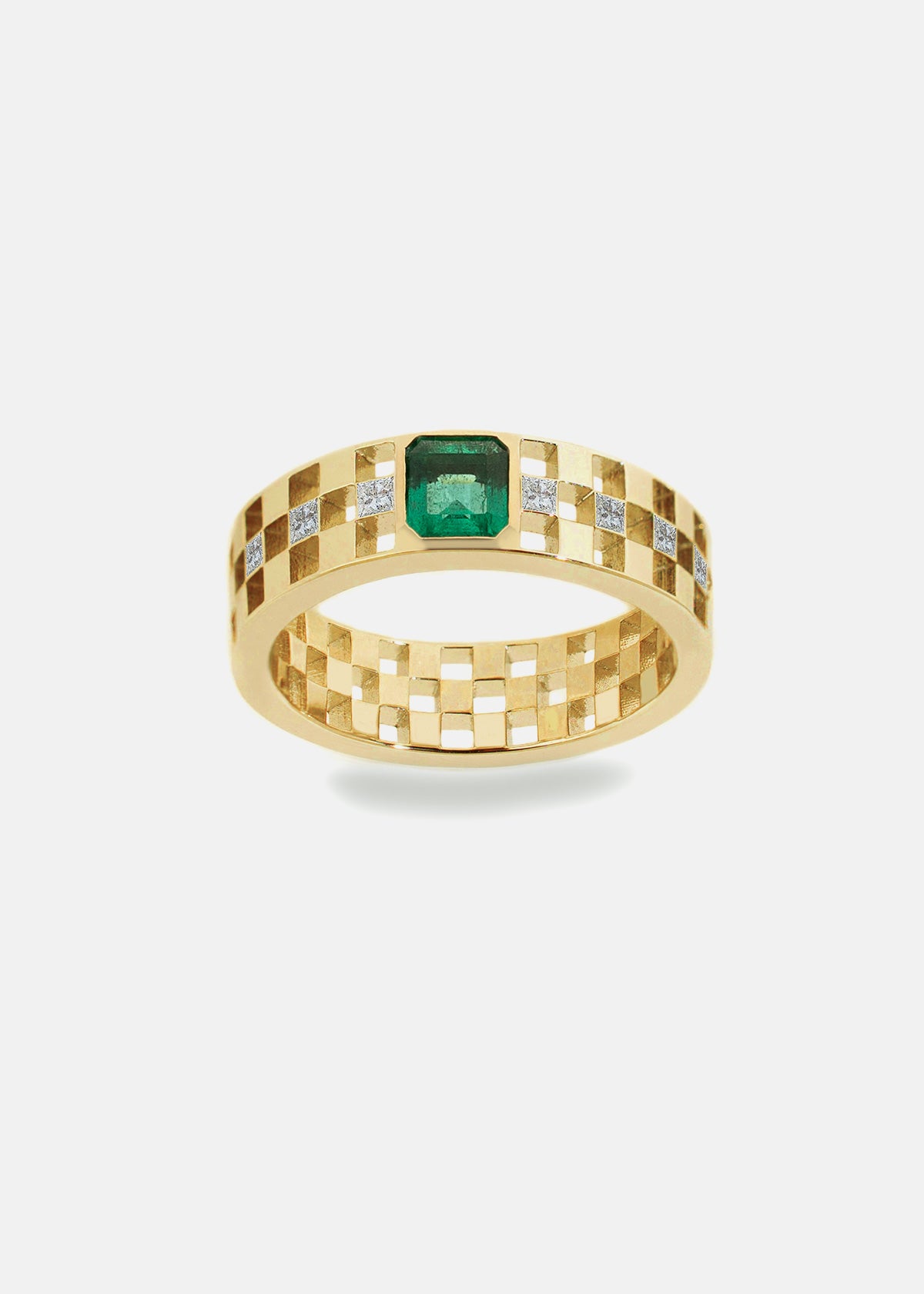 Asscher Emerald Anerise Ring