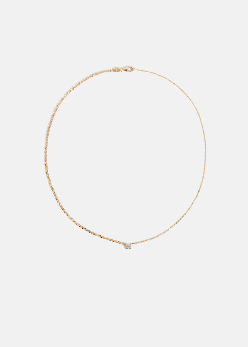 Brilliant Diamond Crescendo Necklace