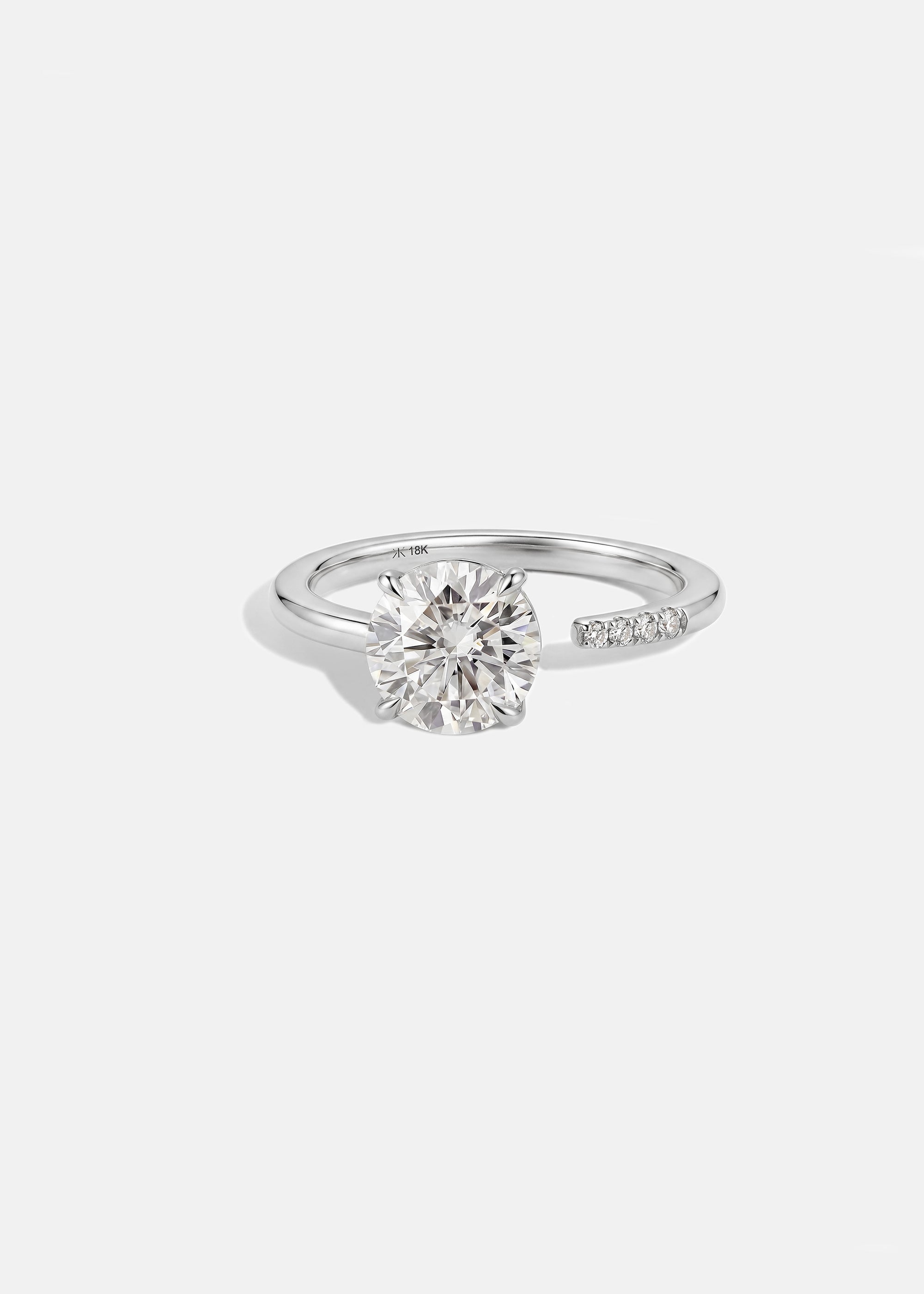 Brilliant Crescendo Ring