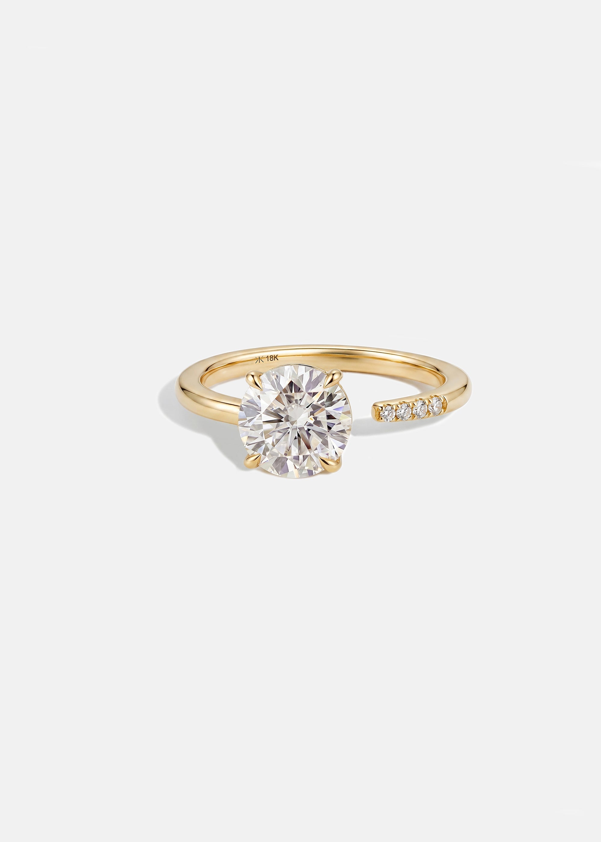 Brilliant Crescendo Ring