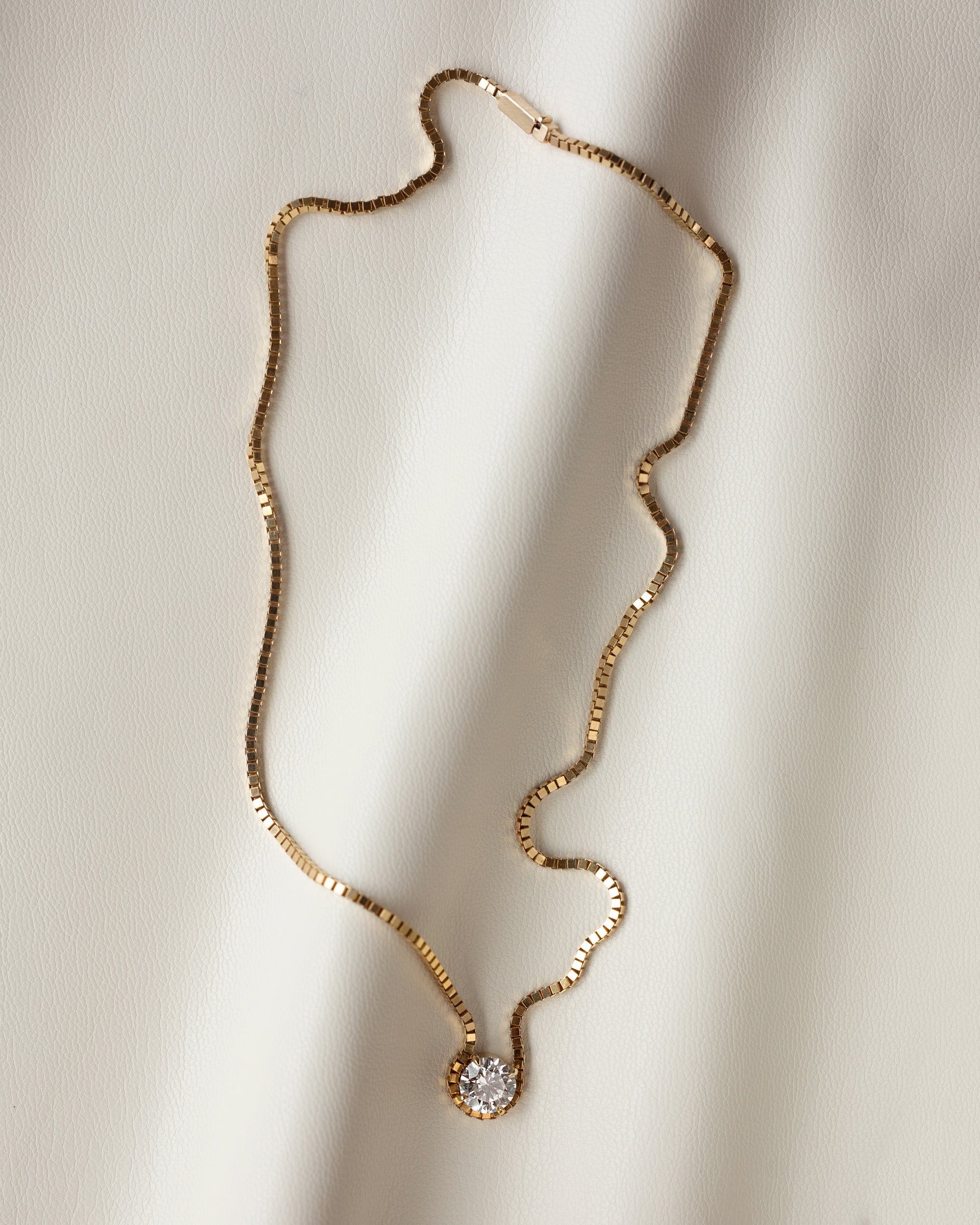 Brilliant Diamond Trace Necklace