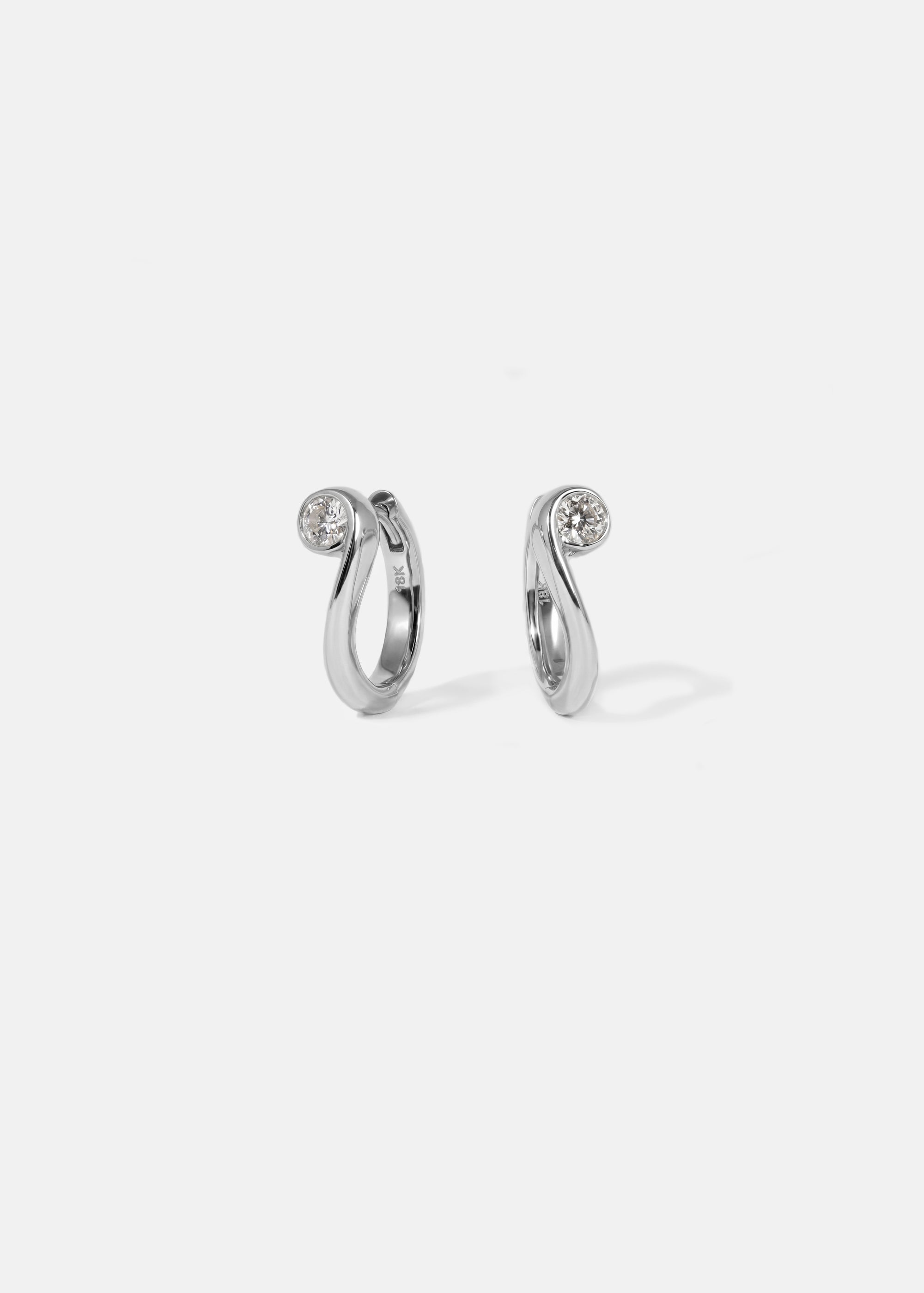 Diamond Trace Hoops