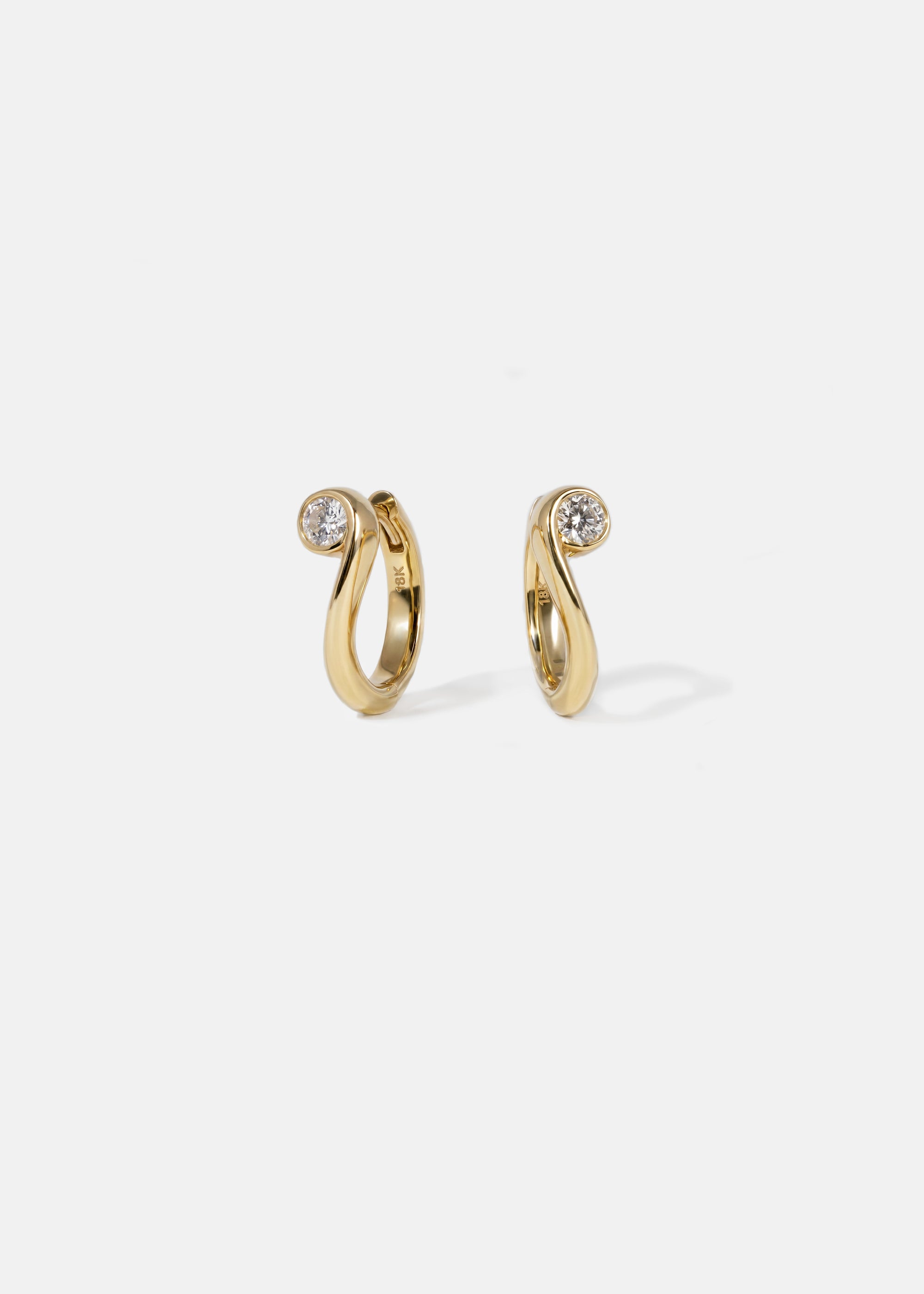 Diamond Trace Hoops