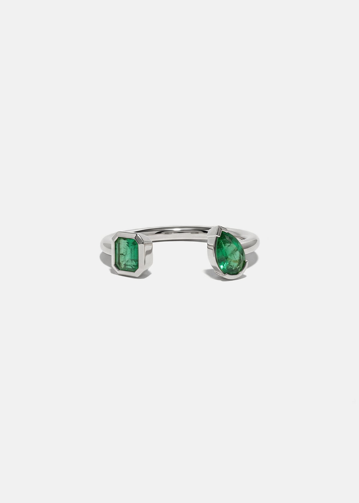 Duét Emerald Ring