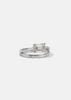 Emerald Sunset Baguette Ring