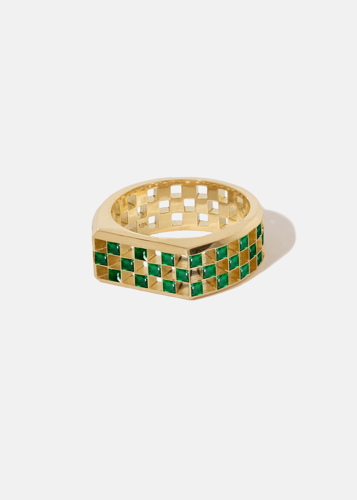 Grande Anerise Emerald Tour Signet Band