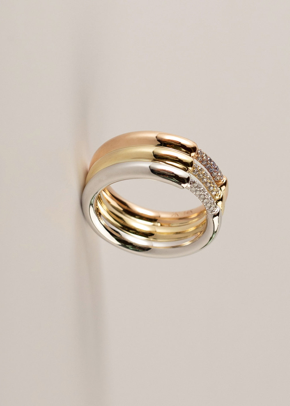 Grande Cerré Tri-Tone Ring