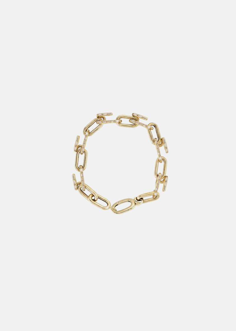 Mono Chain Bracelet - Baguette