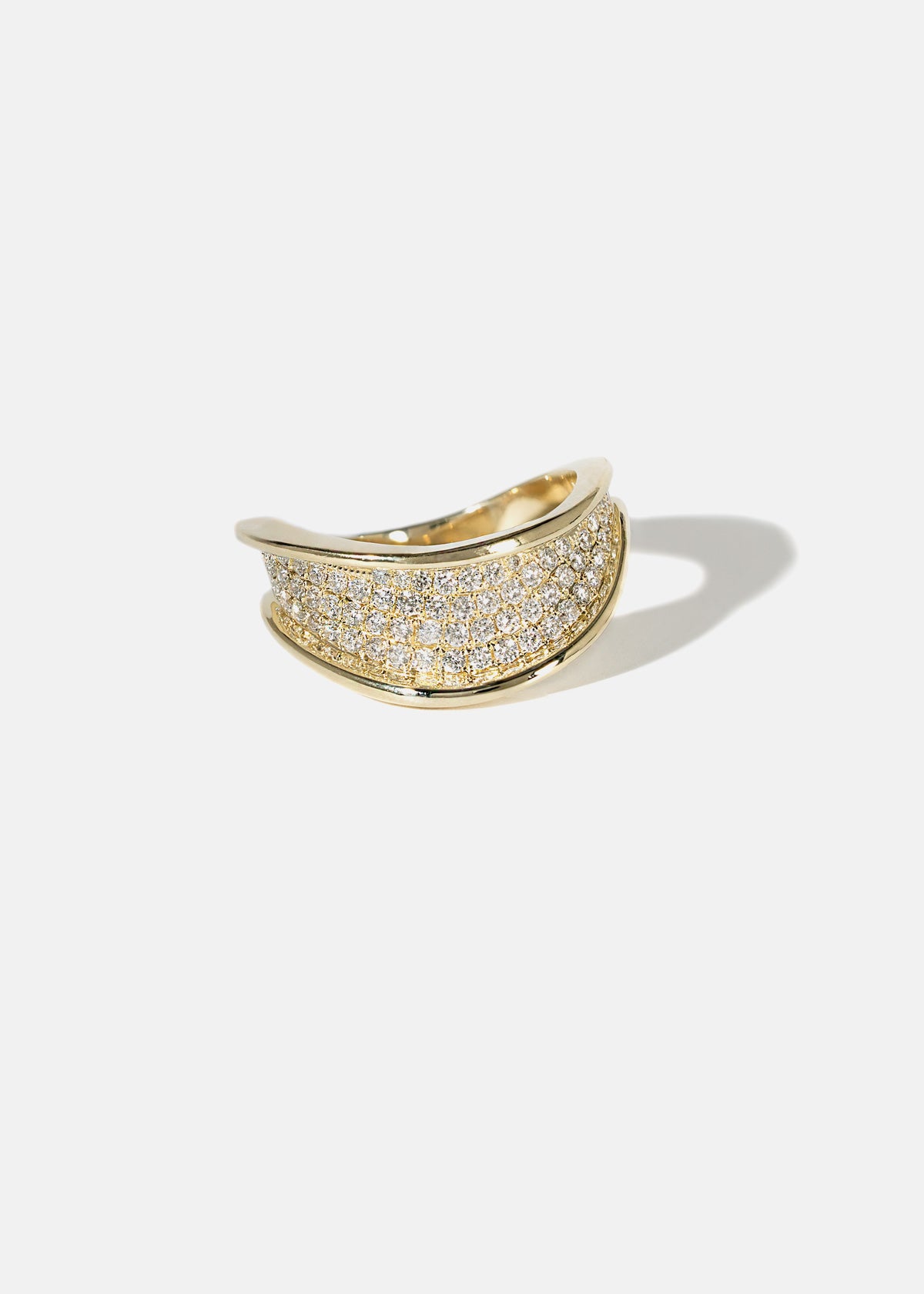 Grande Trace Pavé Ring