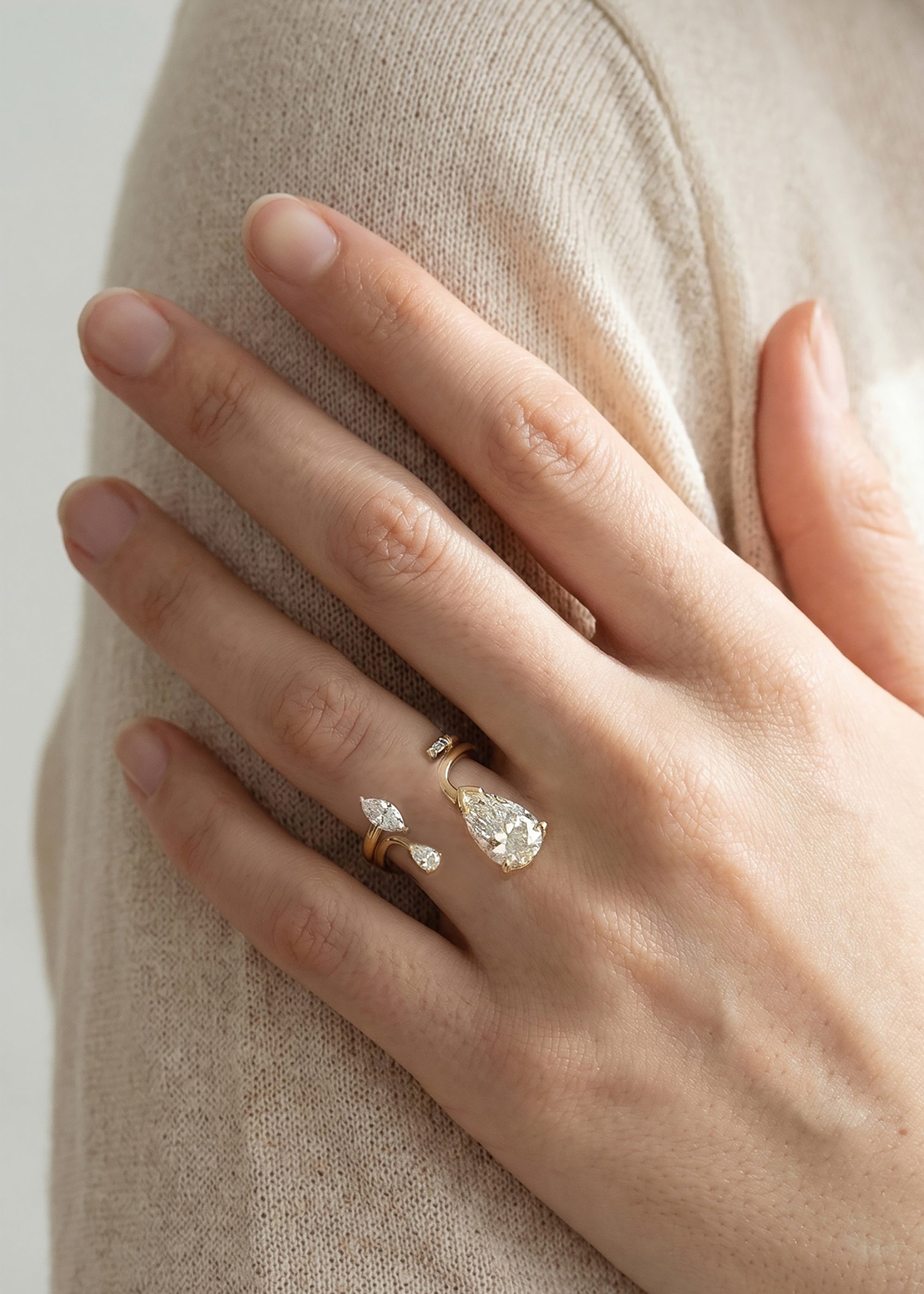 Toi et Moi Peak Ring