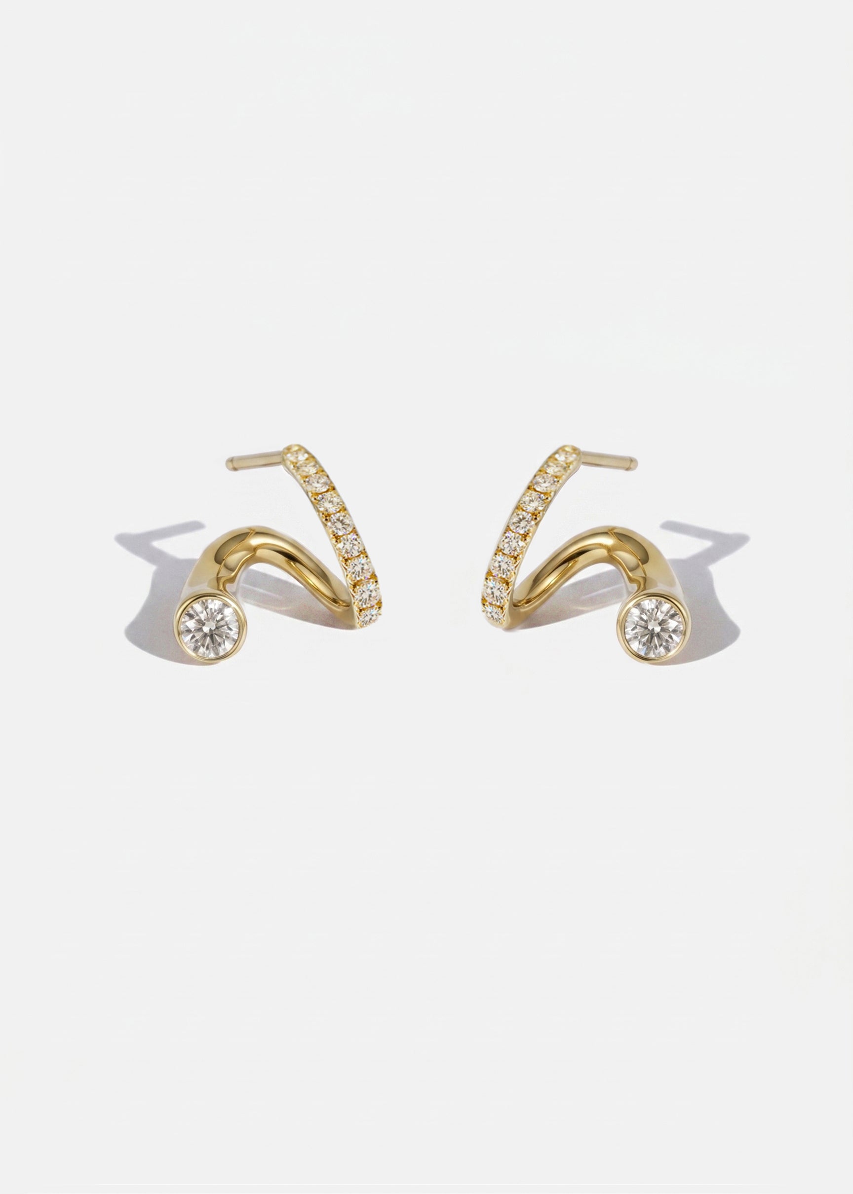 Mini Crescendo Pavé Earring