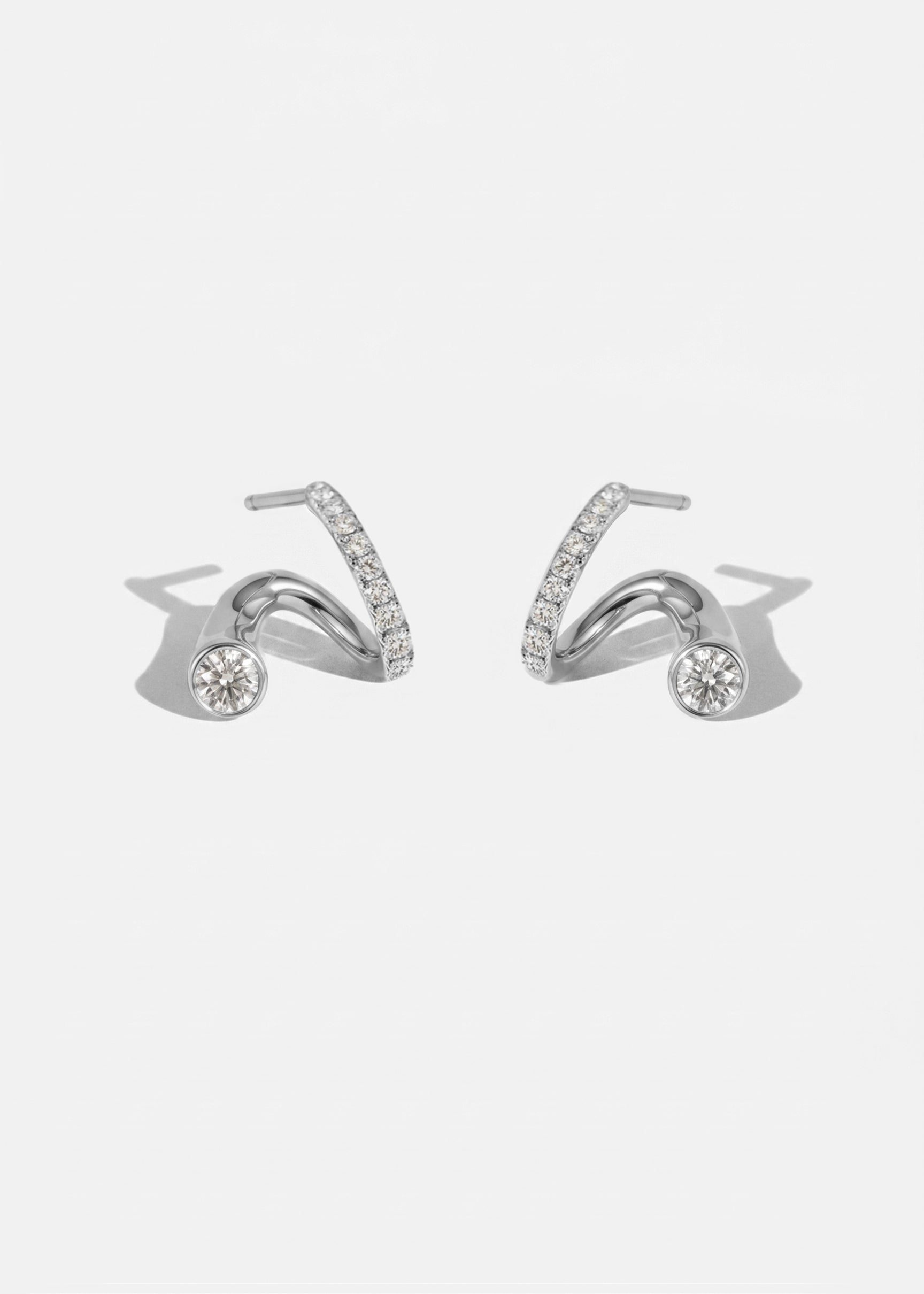 Mini Crescendo Pavé Earring