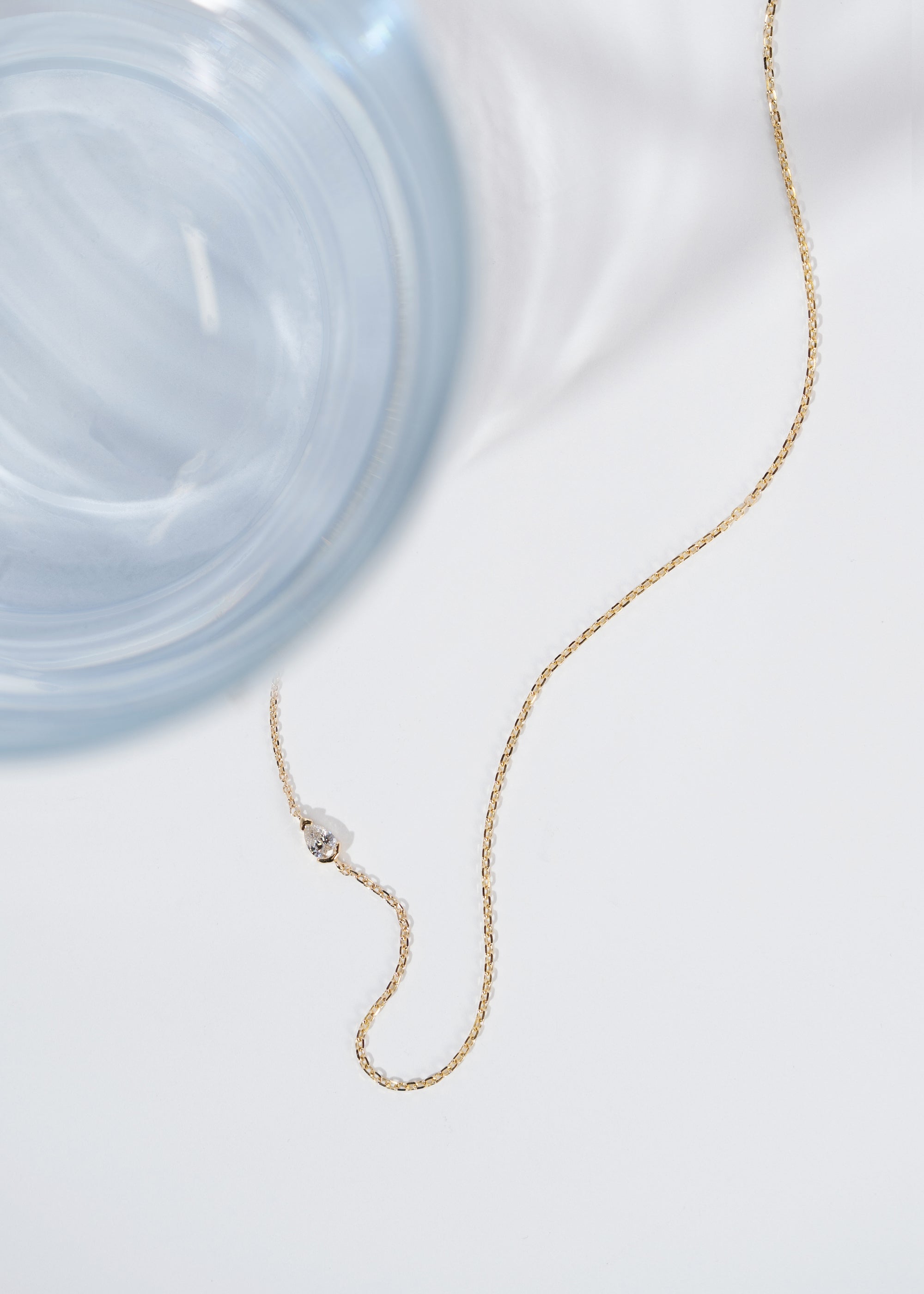 Petite Pear Crescendo Necklace