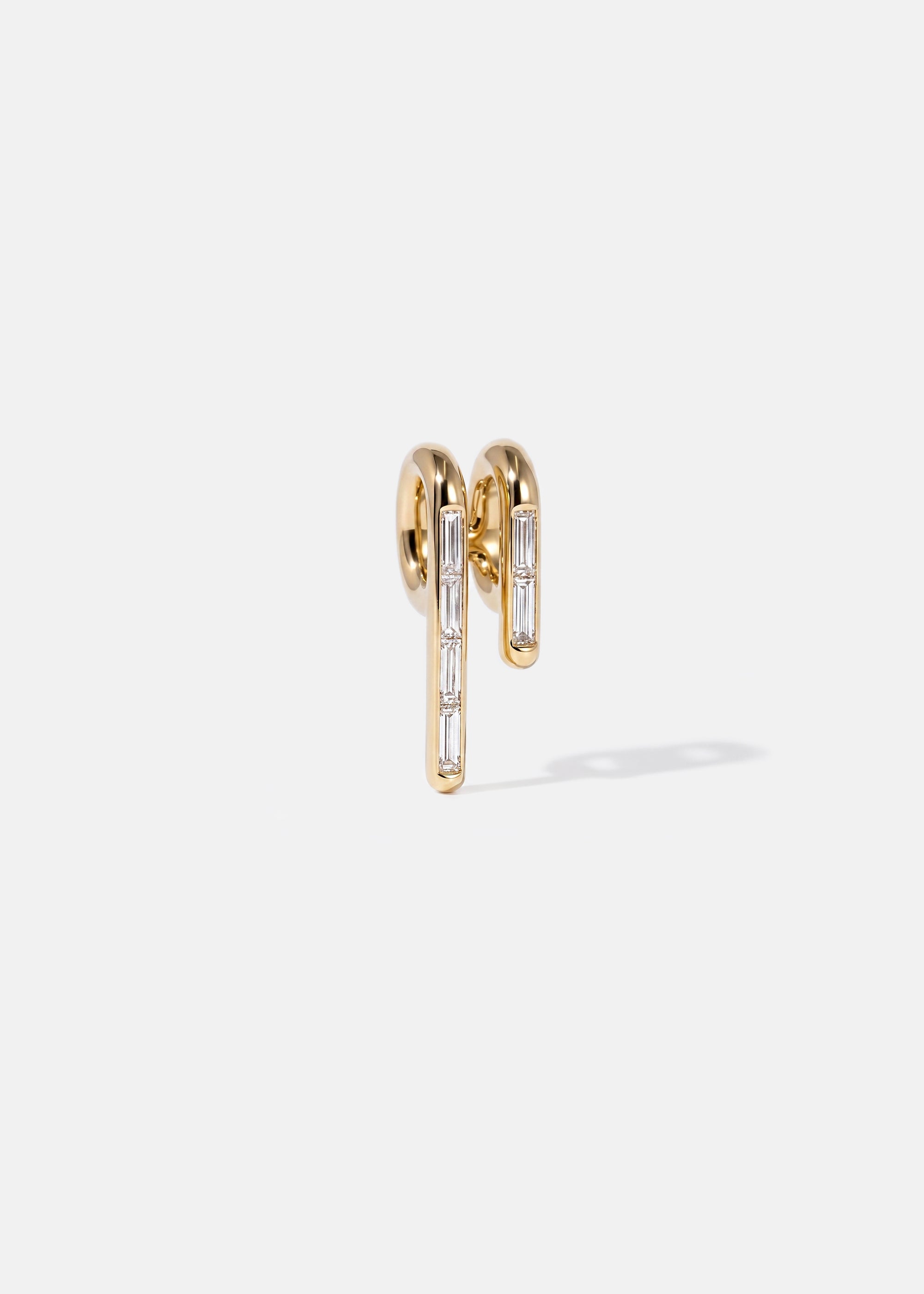 Mono Pendant - Baguette Diamonds