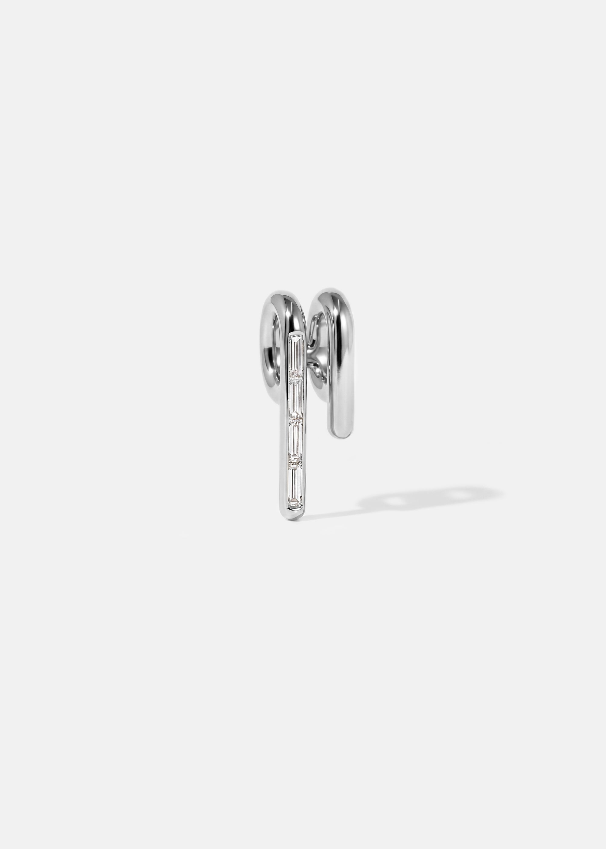 Mono Pendant - Half Baguette Diamonds