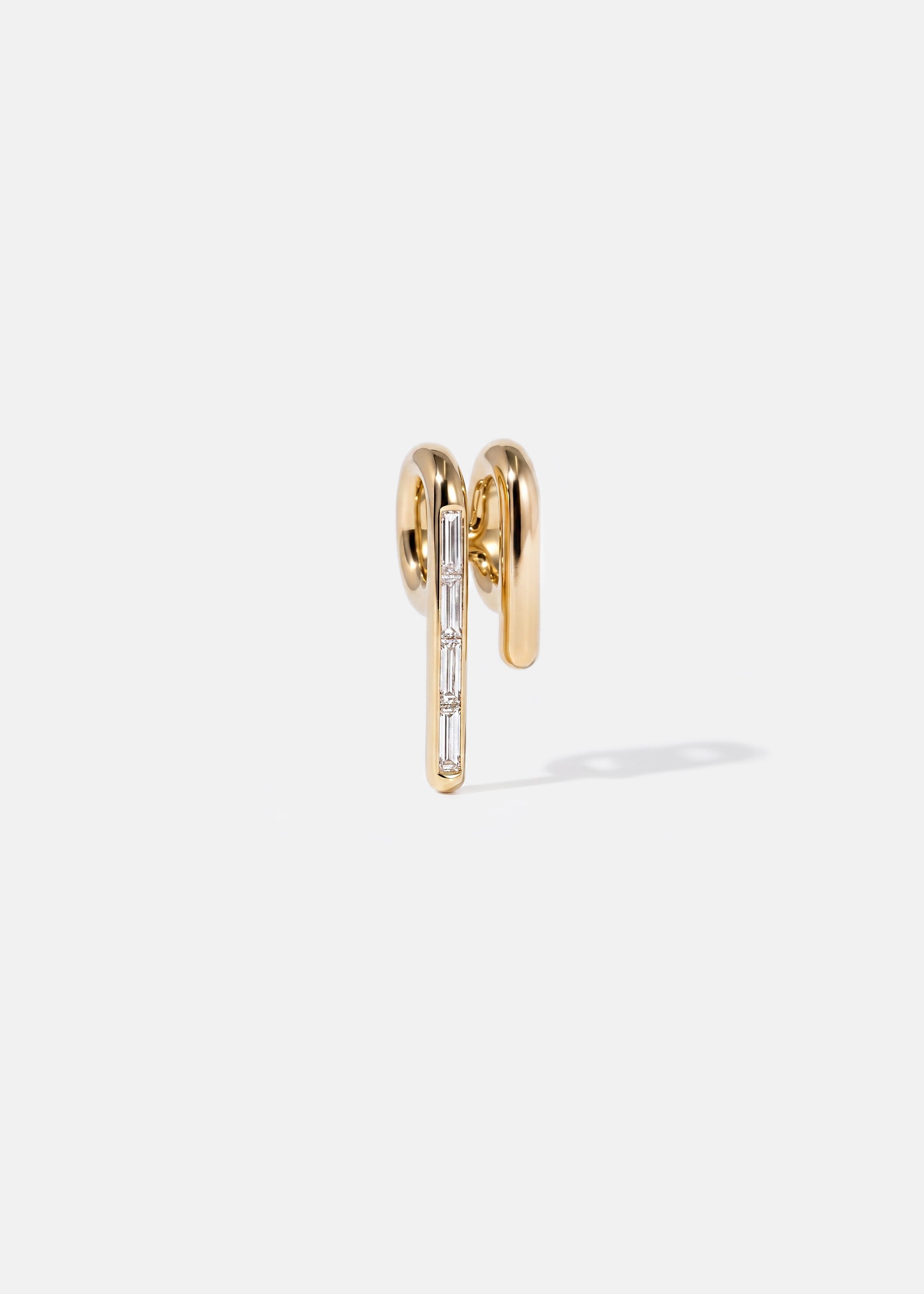 Mono Pendant - Half Baguette Diamonds