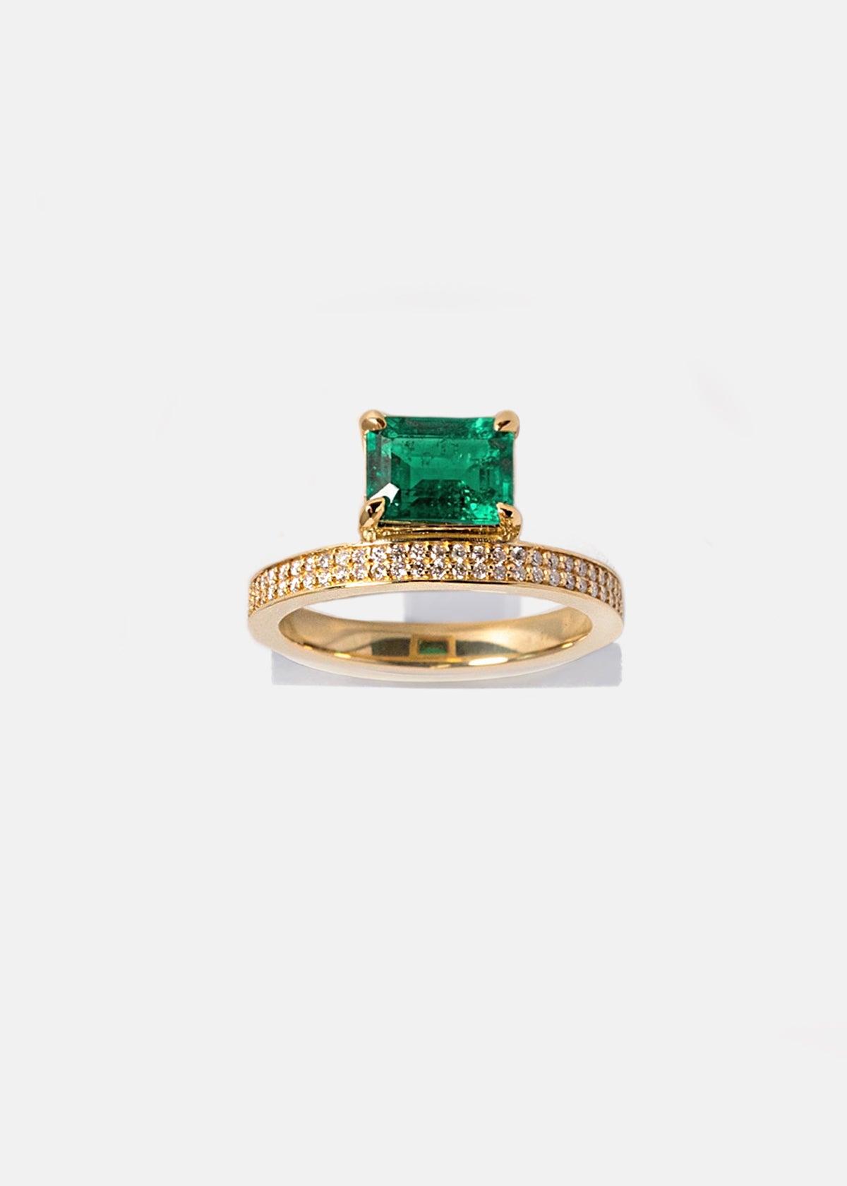 Muzo Emerald Peak Ring
