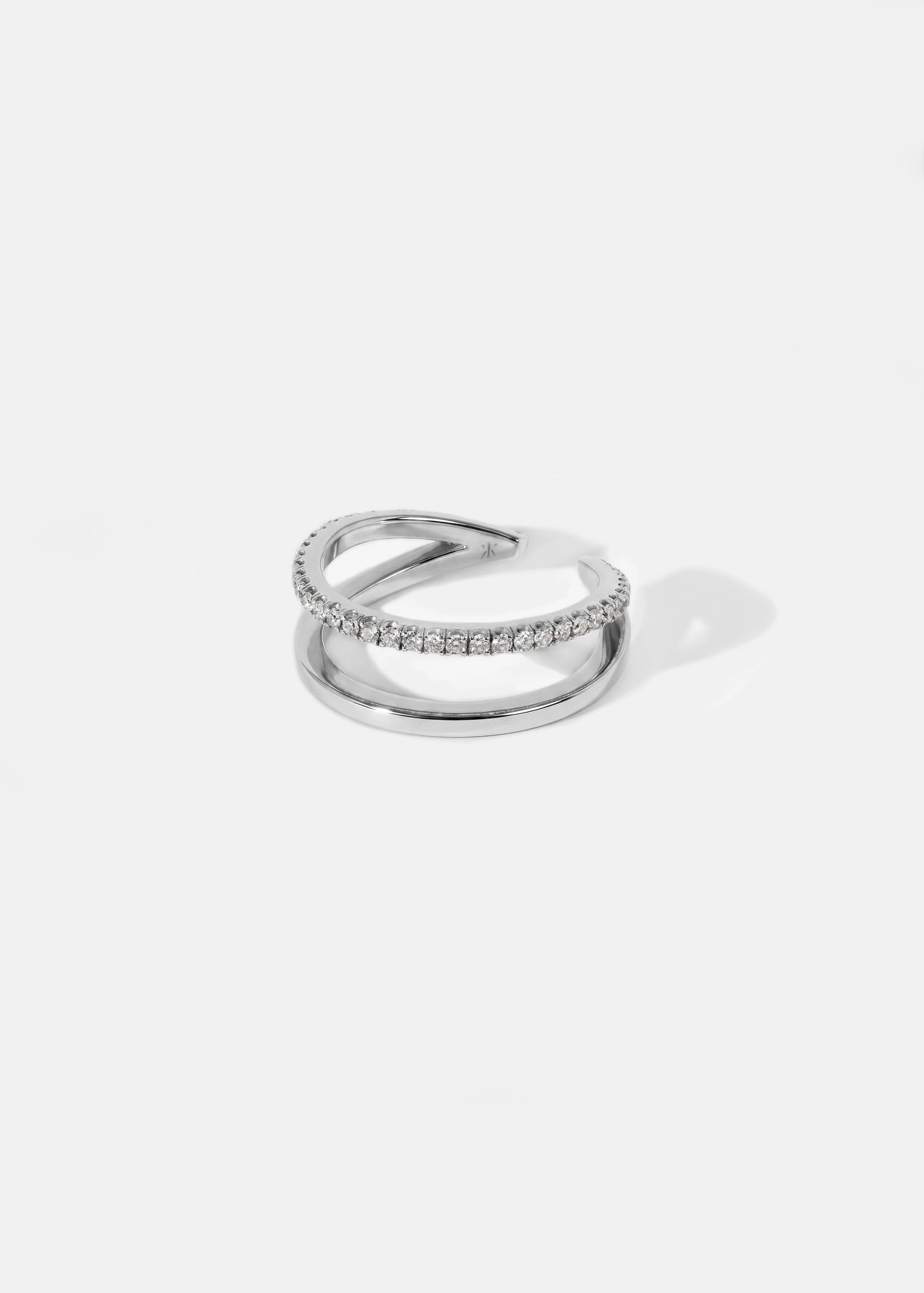 Open Duét Pavé Band