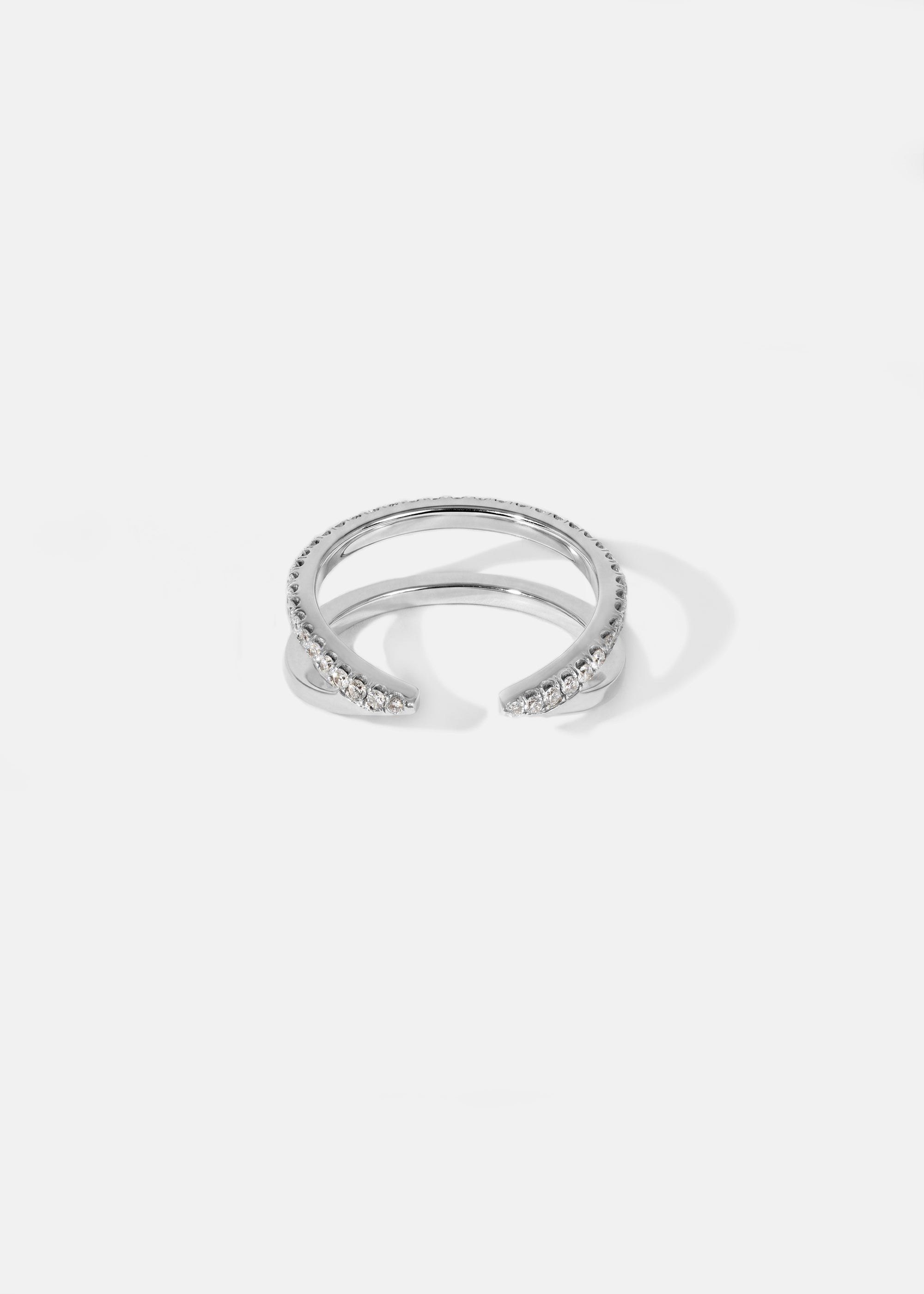 Open Duét Pavé Band