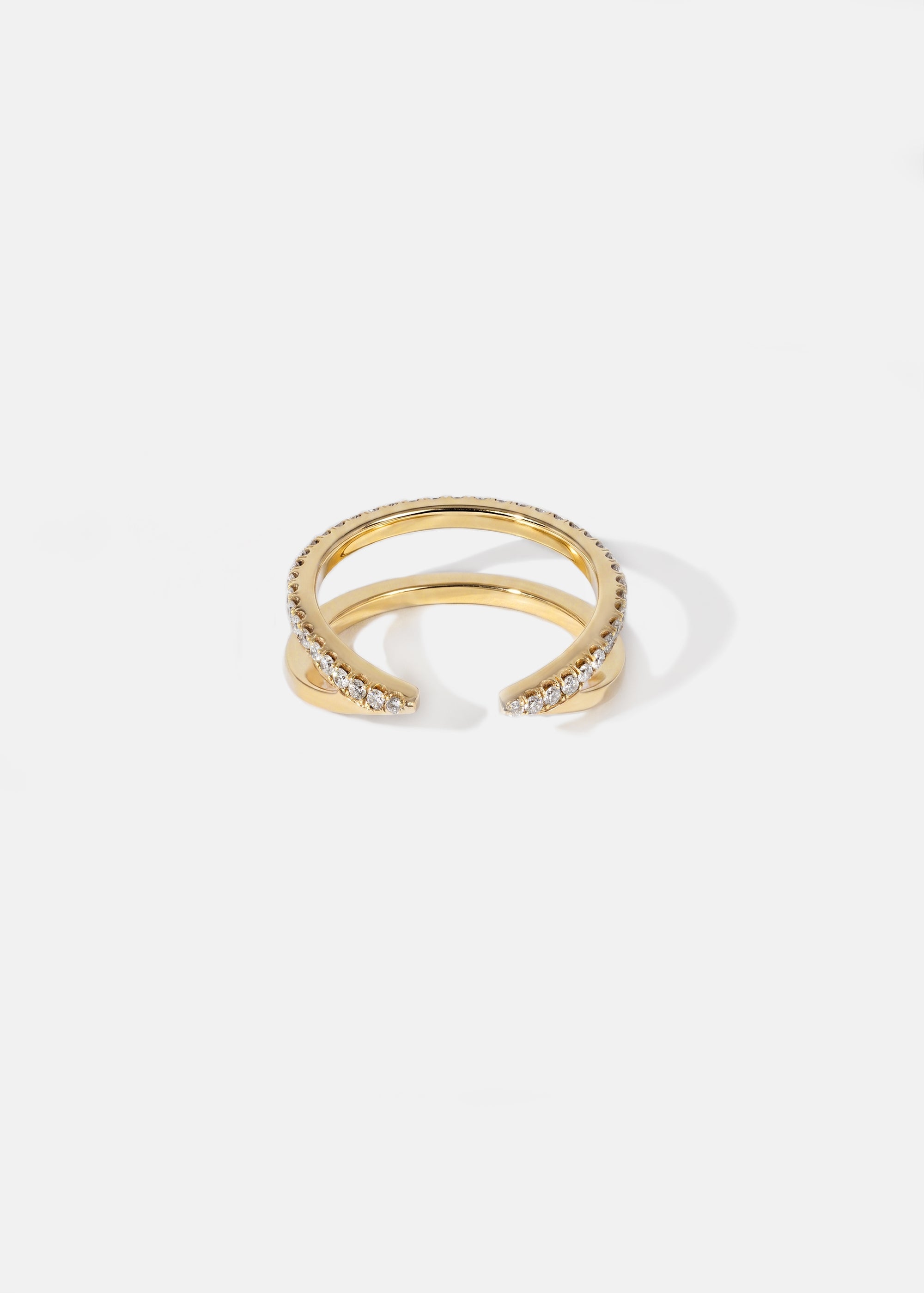 Open Duét Pavé Band