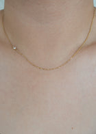 Silver Petite Pear Crescendo Necklace