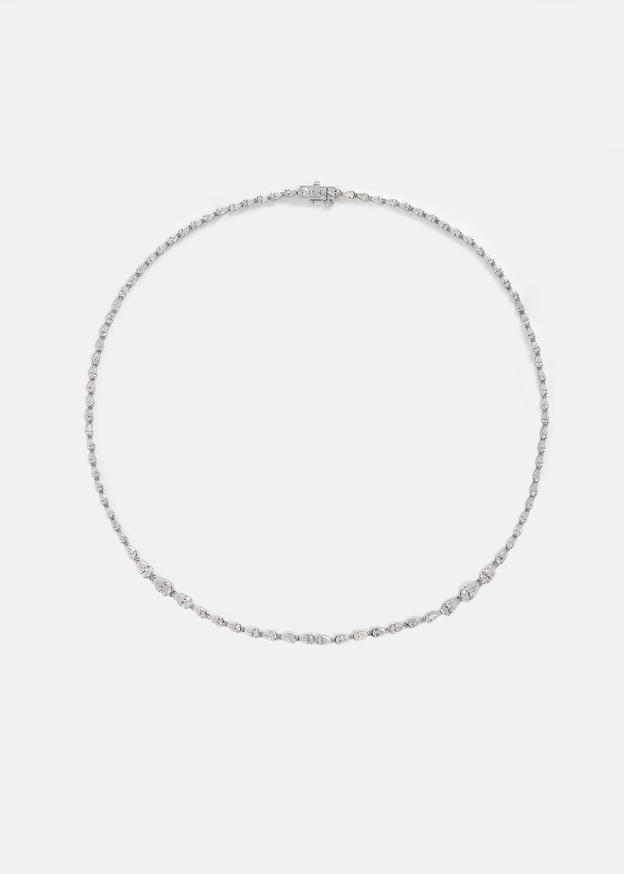 Pear Crescendo Eternity Necklace