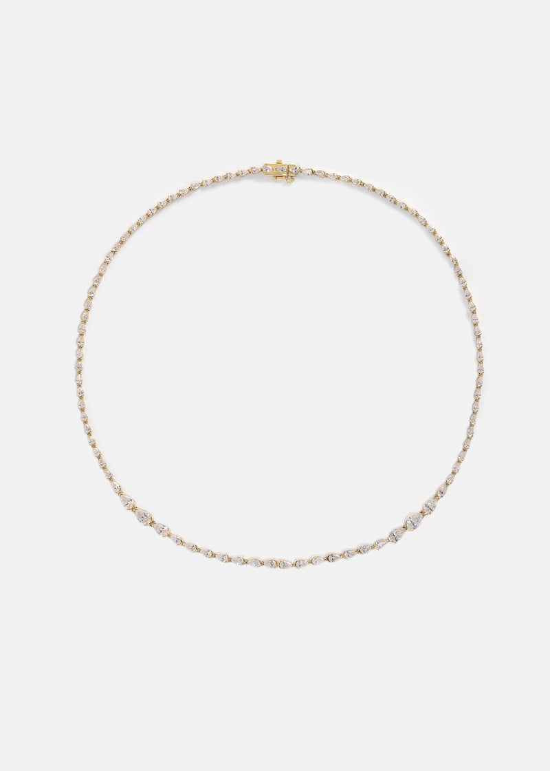 Pear Crescendo Eternity Necklace