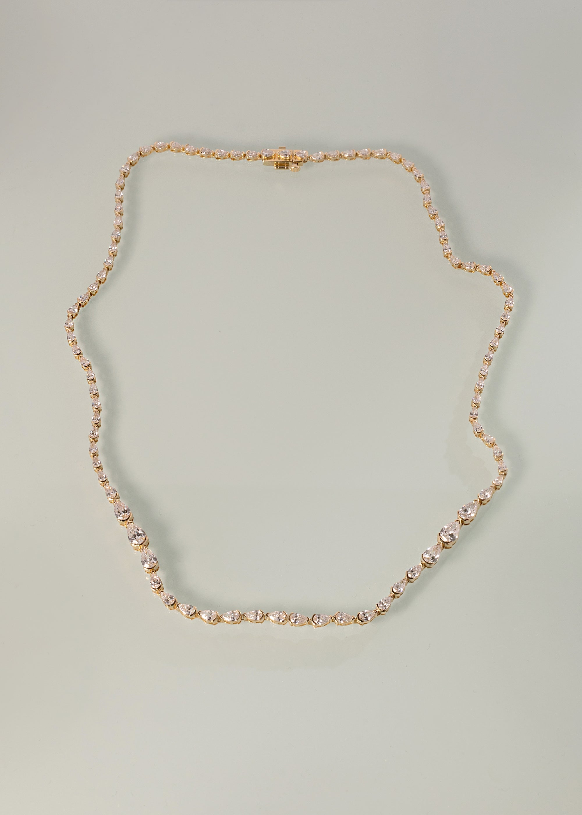 Pear Crescendo Eternity Necklace