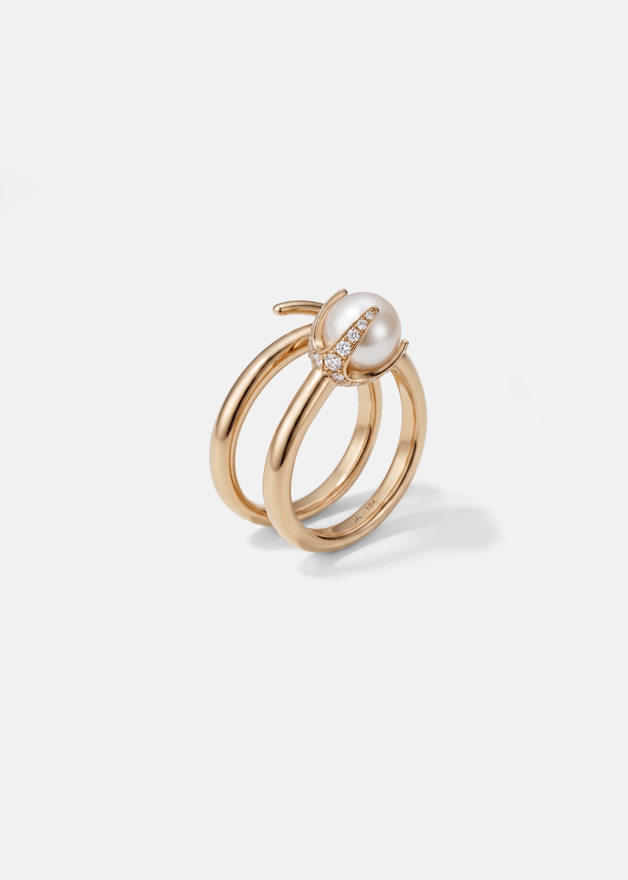 Pearl Crescendo Ring