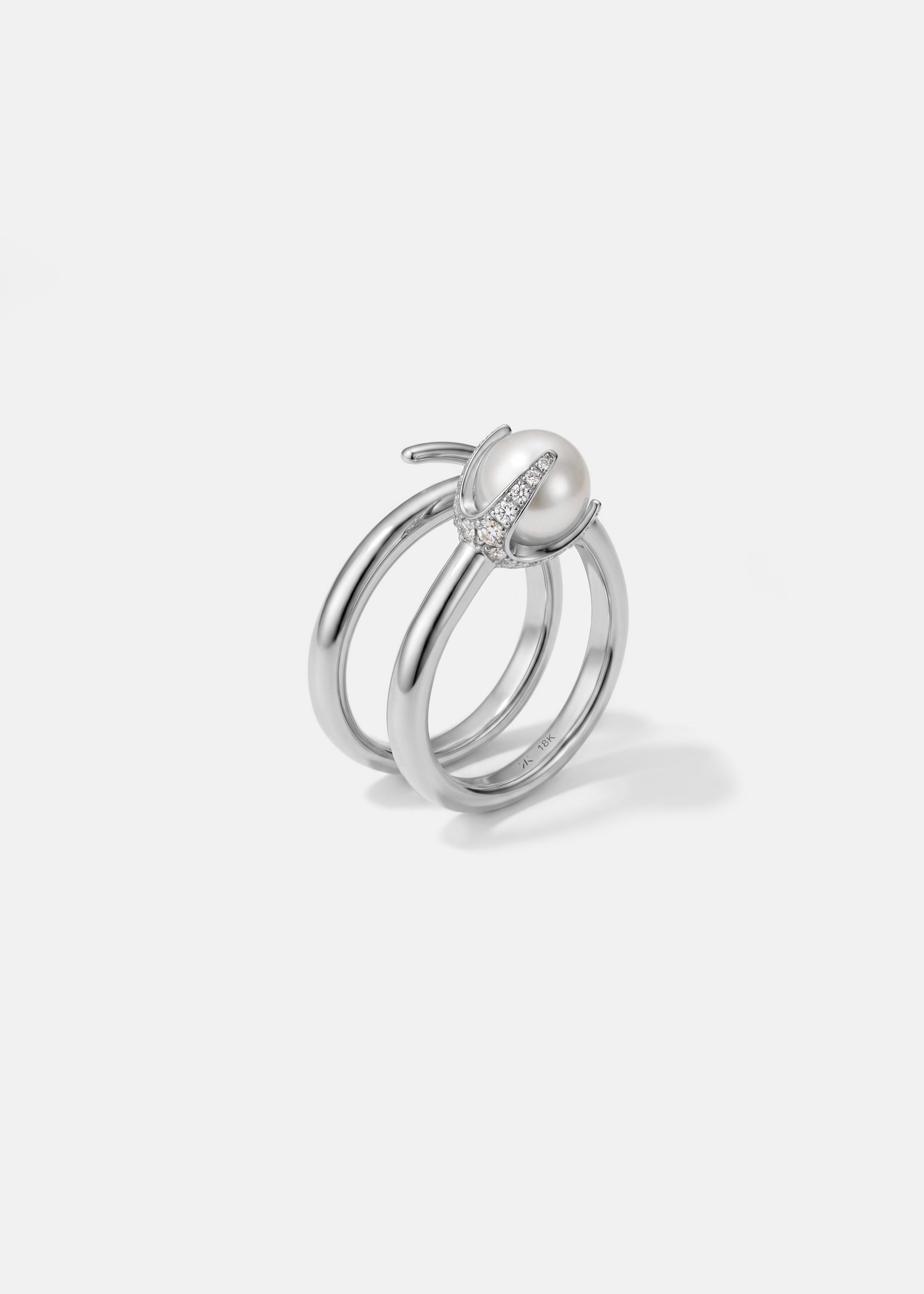 Pearl Crescendo Ring
