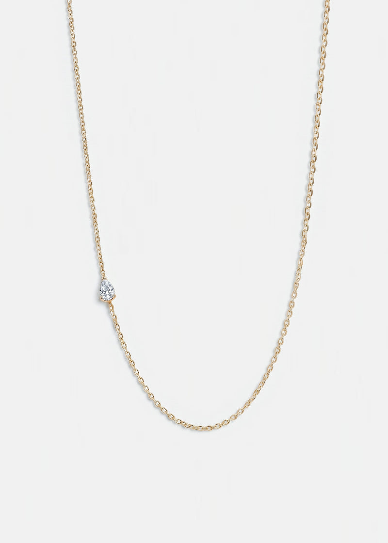 Petite Pear Crescendo Necklace