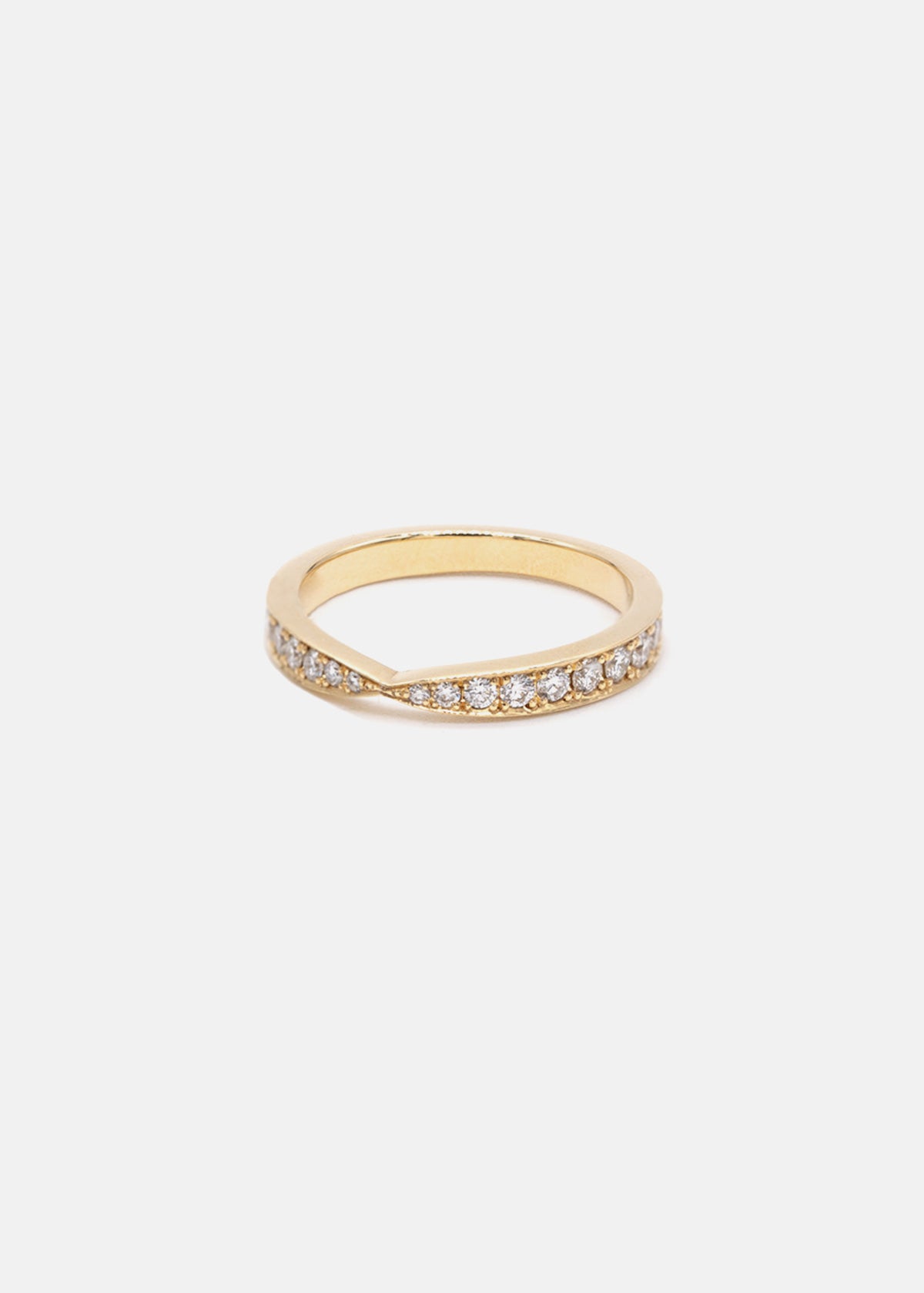 Ribbon Pavé Band