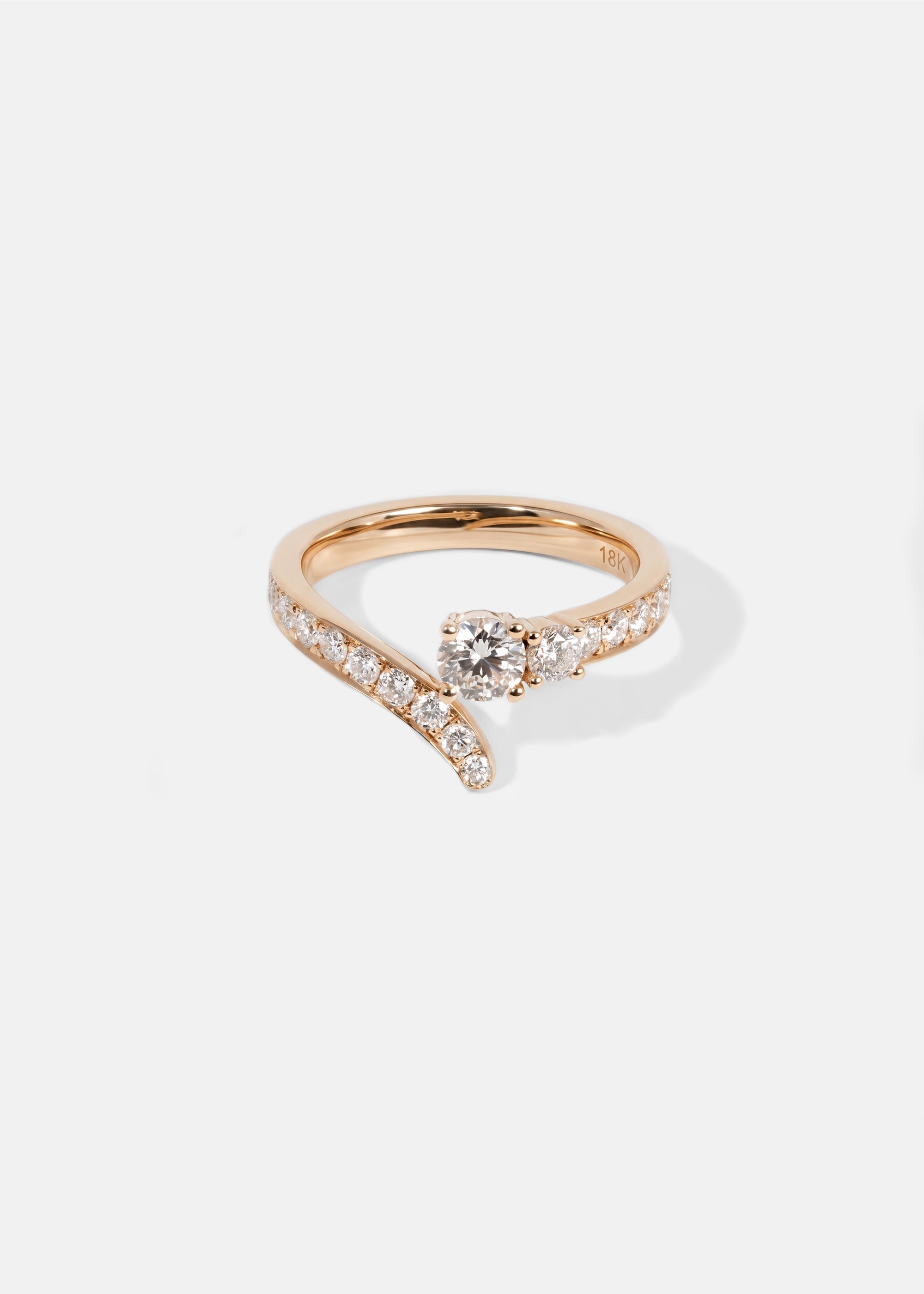 Ribbon Serif Ring