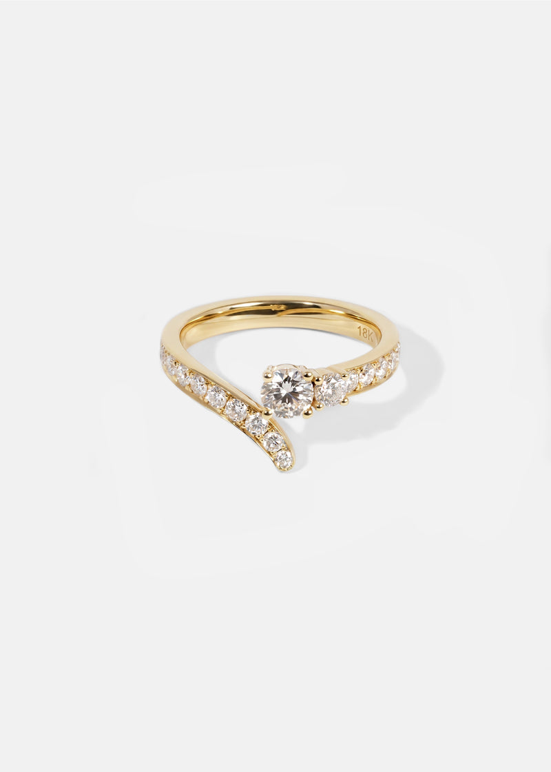 Ribbon Serif Ring