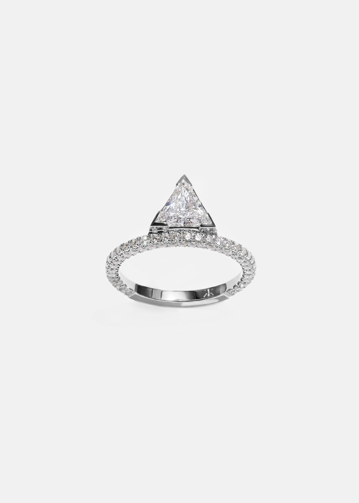 Trillion Diamond Peak Ring