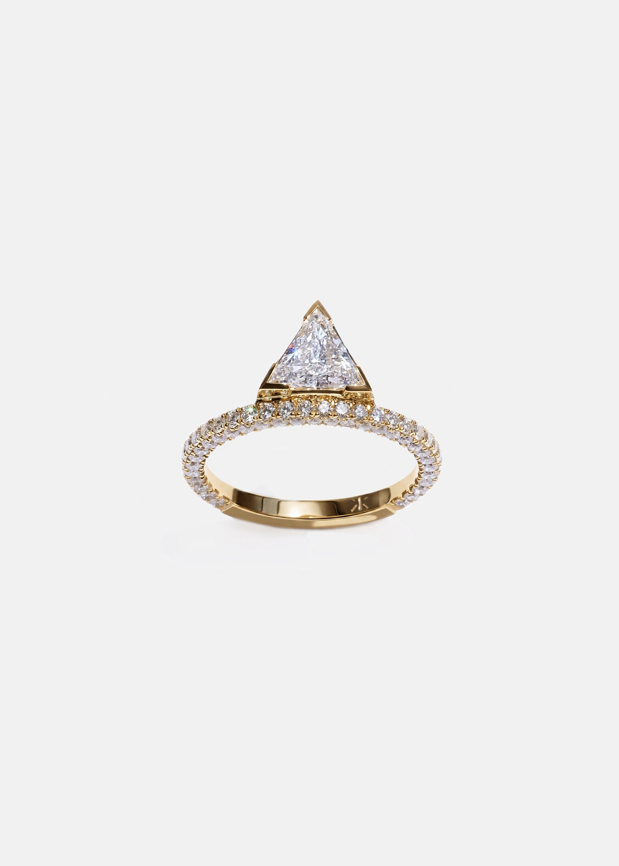 Trillion Diamond Peak Ring