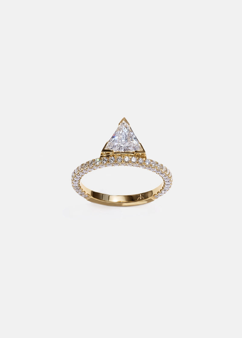 Trillion Diamond Peak Ring