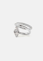 Marquise Double Flare Ring