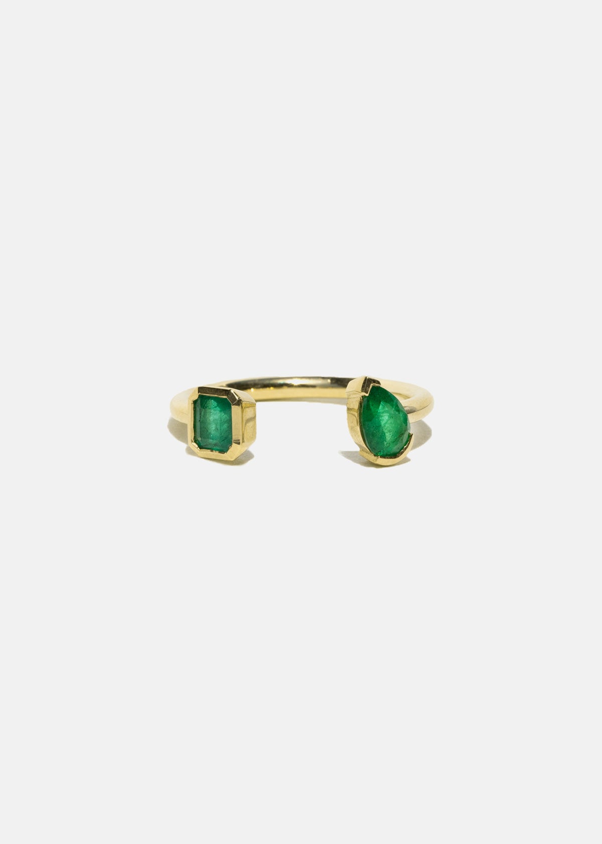 Duét Emerald Ring