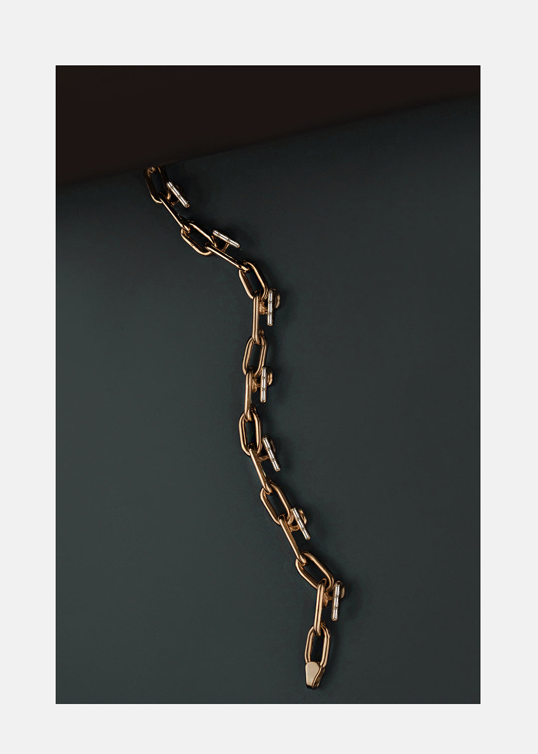 Mono Chain Bracelet - Half Baguette