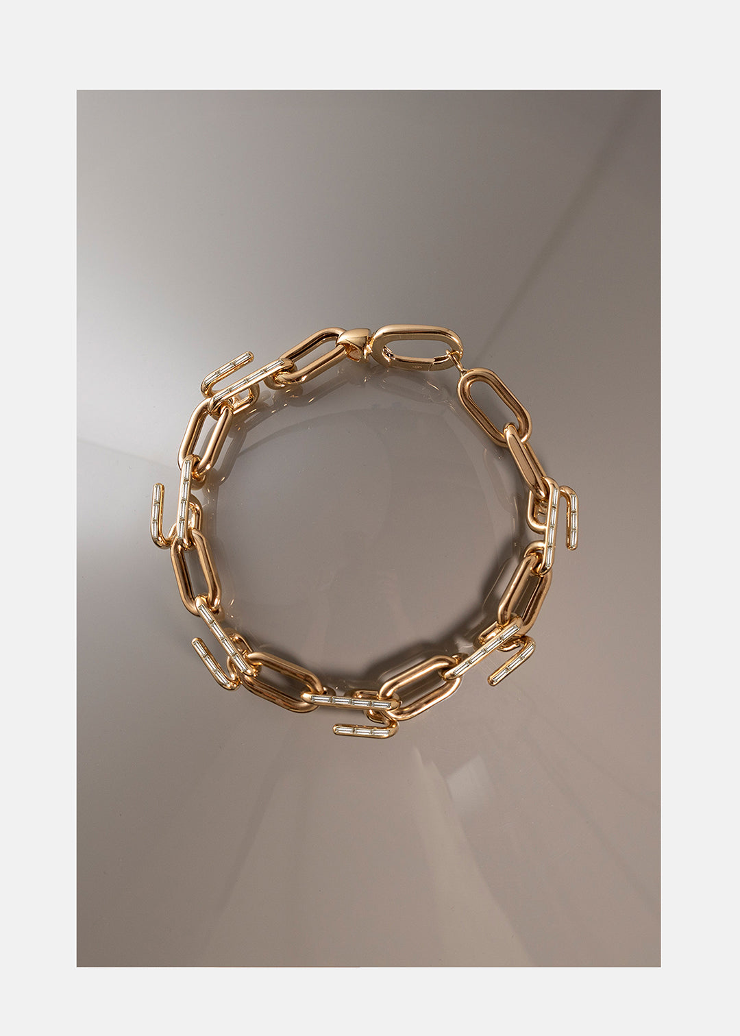 Mono Chain Bracelet - Baguette
