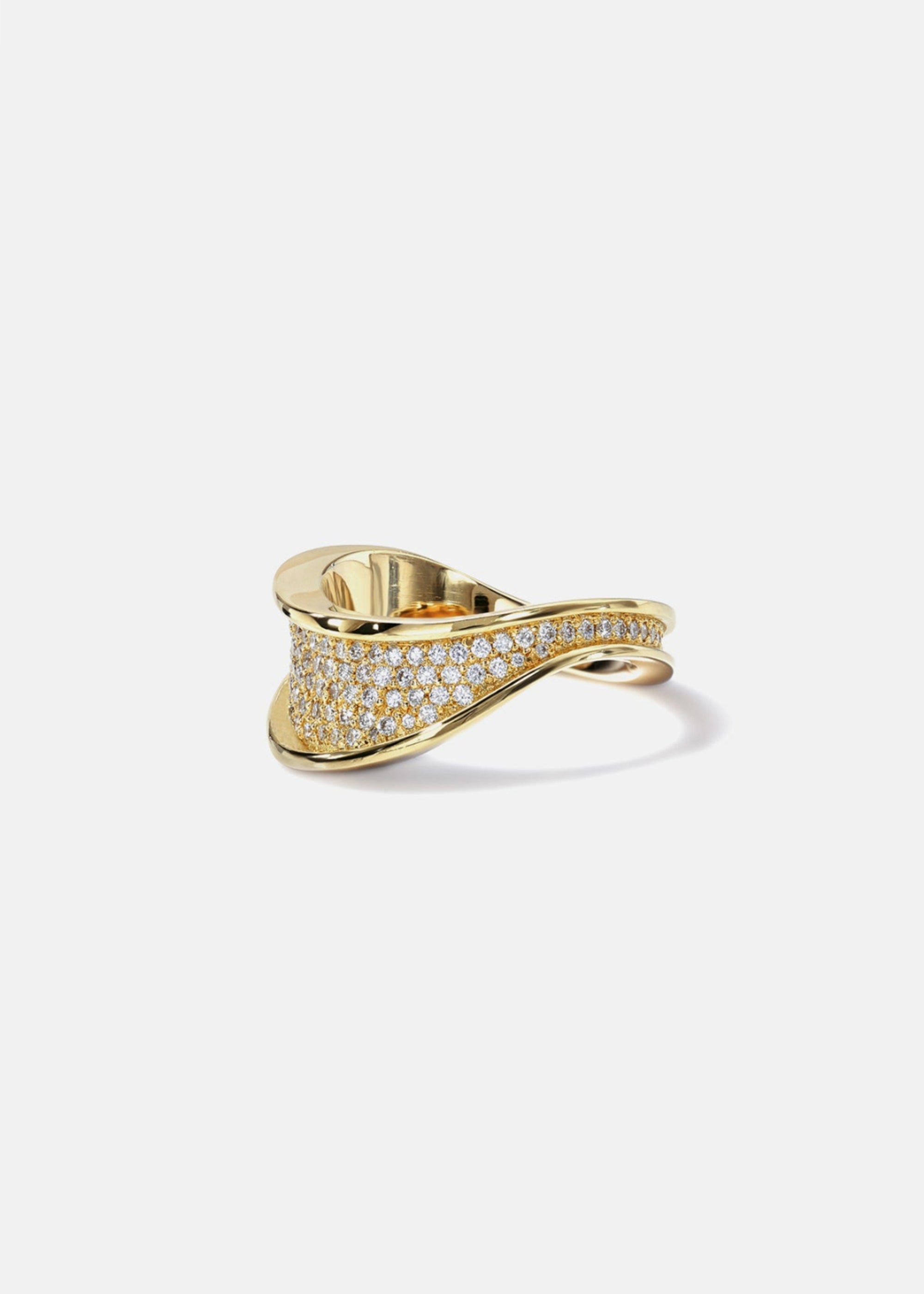 Grande Trace Pavé Ring