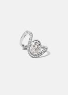 Oval Diamond Trace Pavé Ring