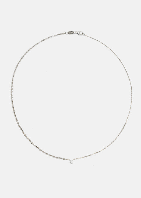 Brilliant Diamond Petite Crescendo Chain Necklace