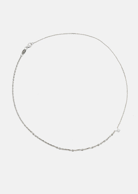 Brilliant Diamond Petite Crescendo Chain Necklace