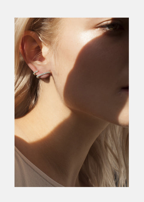 Mono Pavé Earring