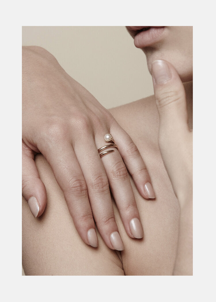 Pearl Crescendo Ring